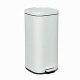 HOMCOM Trash Can-Metall, Kunststoff-36 x 29 x 59,5 cm-Grün