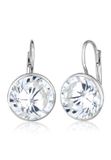 Elli - Oorbellen - Drop Glamour Elegantie met Zirkonia Kristallen in 925 Sterling Zilver - Dames