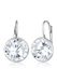 Elli - Oorbellen - Drop Glamour Elegantie met Zirkonia Kristallen in 925 Sterling Zilver - Dames