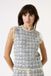 Garcia Women's Plain Sweater White Sleeveless