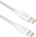 ACT USB 2.0 240W laad- en datakabel USB-C naar USB-C, wit, 1 meter AC3084
