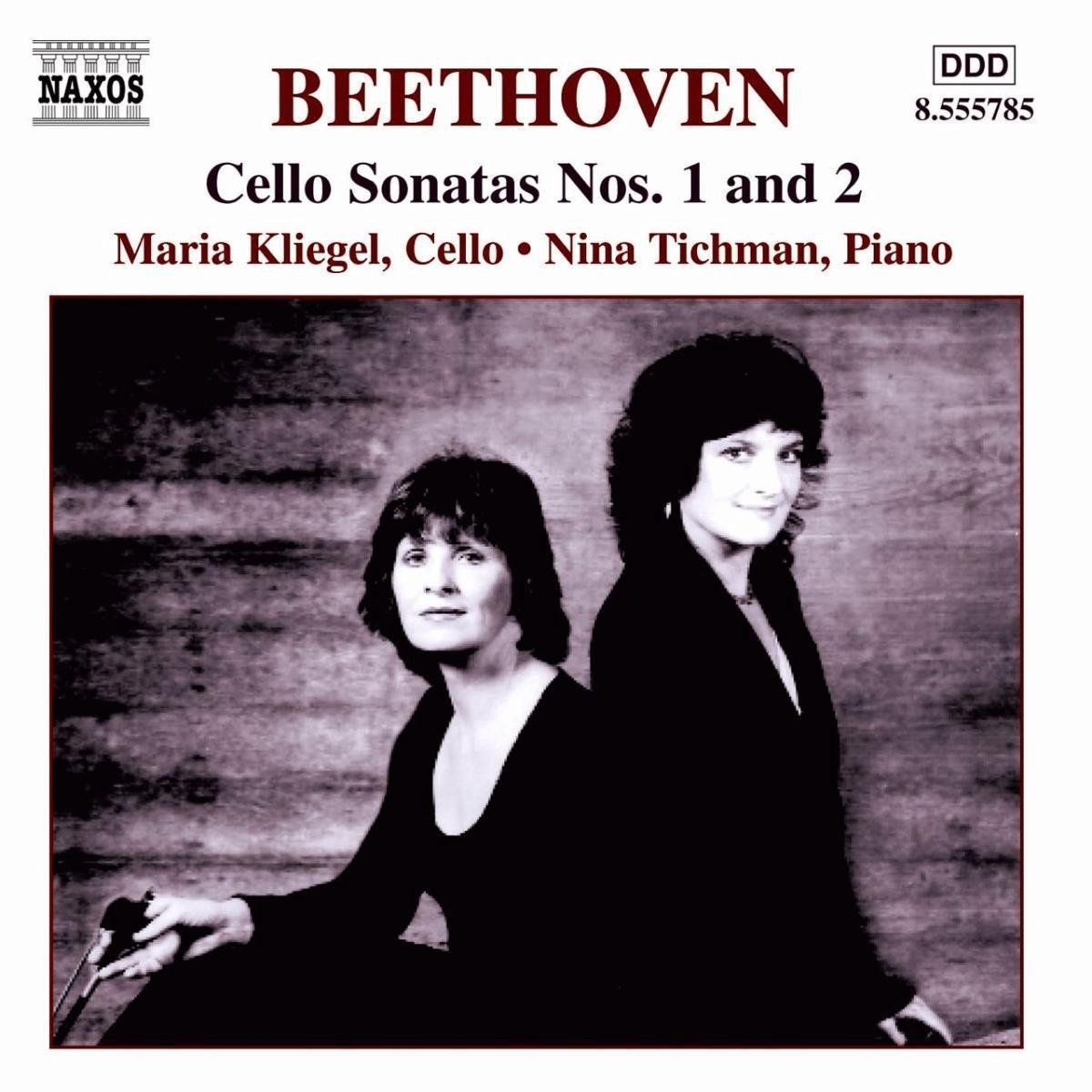 OUTHERE Beethoven / CD Cello Sonatas Nos 1 and 2 / Maria Kliegel cello – Nina Tichman piano