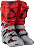 Leatt Moto 5.5 Flexlock Enduro Lichtgrijs Rood Crosslaarzen - Laars