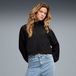 PUMA HER relaxed geweven jack met volledige rits pour Dames, Zwart, Maat XL