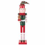 Kerstkraker Santa's House Kerstkraker elf van hout, hoogte 80 cm