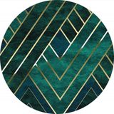 KOMAR Jade Zelfklevende Behangcirkel Ø125cm