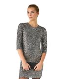 No Matter What Mega Merchant GMBH Mini-robe brodée de paillettes