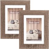 Zep Fotolijst Hout Bruin 13x18 cm (2 stuks)