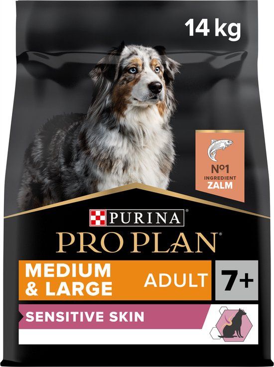 Pro Plan Medium & Large Adult 7+ Sensitive Skin Zalm 14kg