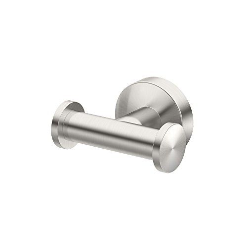 Gatco Glam Robe Hook - Double Satin/Nickel Finish