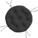 Maison Exclusive - Coussin Rond Noir Ø 60 X 11 Cm Tissu Oxford