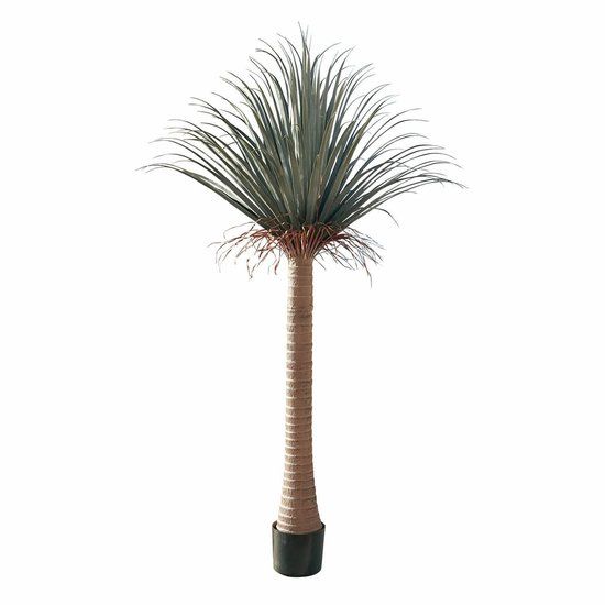Loberon Decoratieve palmboom Remivon groen/bruin