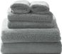 Glart 49M4G absorberende microvezel handdoeken in premium kwaliteit. Set van 6, kleur grijs