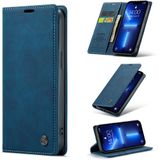 Casemania Hoesje Geschikt voor Google Pixel 11 - Navy Blue - Dunne Portemonnee Bookcase met Pasjeshouder en Ingebouwde Standaard Functie - Slim Wallet Case
