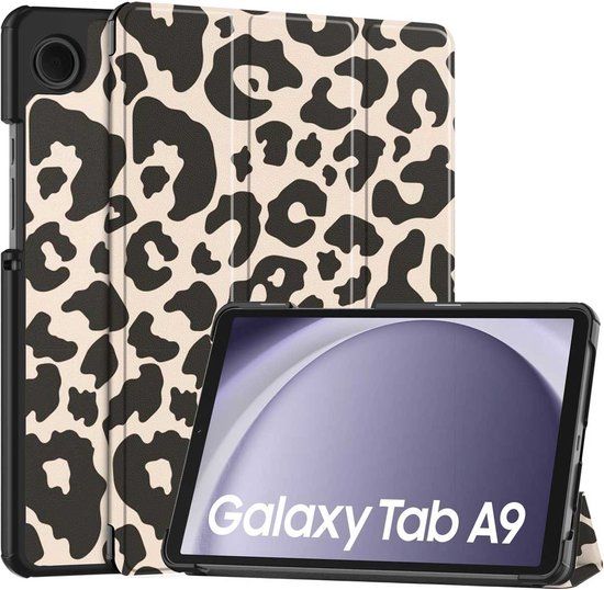 iMoshion Tablet Hoes Samsung Galaxy Tab A9 8.7 inch - Leopard