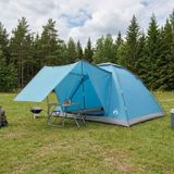 Merkloos Campingtent voor 2 Personen met Ritssluiting