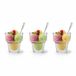 Alessandro ijscoupe Sicilie - 3x stuks - glas - 230 ml - 9 x 9 cm - ijsbeker