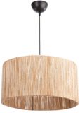 Merkloos / Sans marque Asir Rustieke Scandinavische Kroonluchter - Metaal met Jute Cap - Natuurlijke Kleur - 40cm Diameter