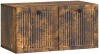 vidaXL Wandmontage TV-kast Gerookt eiken 59,5 x 31 x 30 cm
