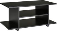HOMCOM TV-standaard - Hout - 80x40x40cm - Zwart