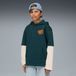 PUMA MID90s gelaagde hoodie voor Heren, Groen, Maat 7-8Y