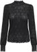 ONLY ONLSVEA L/S MOCKNECK TOP CS JRS Dames Top - Black