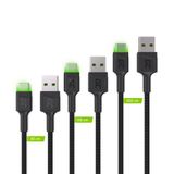 Green Cell KABGCSET01 USB-kabel 2 m USB A naar USB C 0,48 Gbit/s Zwart