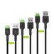 Green Cell KABGCSET01 USB-kabel 2 m USB A naar USB C 0,48 Gbit/s Zwart