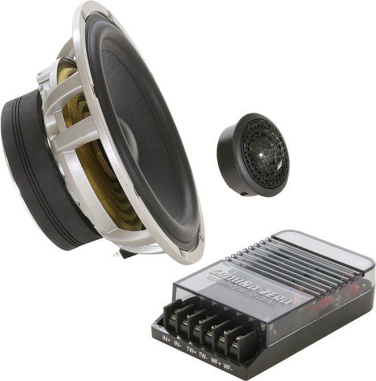 Ground Zero GZHC 165.2 - 6.5" 2-Way Component Speaker System - 260W
