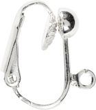 Creativ company CC Clip-on oorbellen 16,5 mm Zilver 6 stuks