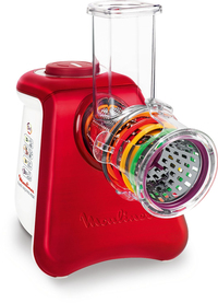 Moulinex Fresh Express Max Delices DJ812510 - Snij- en raspapparaat - Rood, Wit