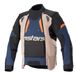 Alpinestars Halo Drystar motorjack (blauw/beige, M)