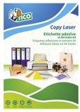 Tico LP4FG-210297 etiket Rechthoek Permanent Geel 70 stuk(s)