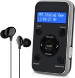 Bol Radio portable - DAB/DAB+ et radio FM - Radio de sport portable - Noir Gris