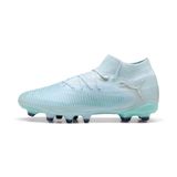 PUMA FUTURE 8 PRO LIGHT UP FG/AG voetbalschoenen voor Dames, Blauw/Wit, Maat 35,5