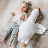 YourSurprise Geborduurde knuffel - Gans - 77 cm