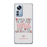 ERT GROUP mobiel telefoonhoesje voor Xiaomi 12 PRO origineel en officieel erkend Game of Thrones patroon 009