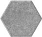Magnetoplan akoestische wandpanelen ecoAware, hexagon, grijs, 6 stuks