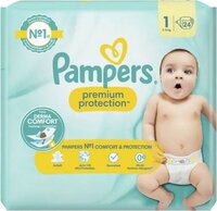 Pampers Premium Protection Maat 1 Newborn (2-5 kg) - 24 stuks