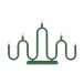 Globen Lighting Bougeoir de l'Avent Noel 5 Vert