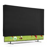 kwmobile tv hoes voor 43" TV cover - Beschermhoes voor televisie - Voor binnen - Tegen vuil en stof - In zwart