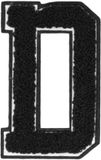 Urban Classics Letters Patch - Zwart