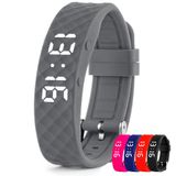 Tabtime Horloge met trilalarm en herinnering - met maximaal 10 persoonlijke alarmen of pilherinneringen per dag, Grijs, Small, Modern