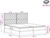 vidaXL LED-opbergbed met matras, roze, 200 x 200 cm, fluweel
