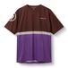 Endura Singletrack Core II Korte Mouw Enduro Trui Bruin, Paars S Man