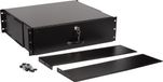 ROLINE 19-inch toetsenbordlade 3 U, 400mm diep afsluitbaar zwart