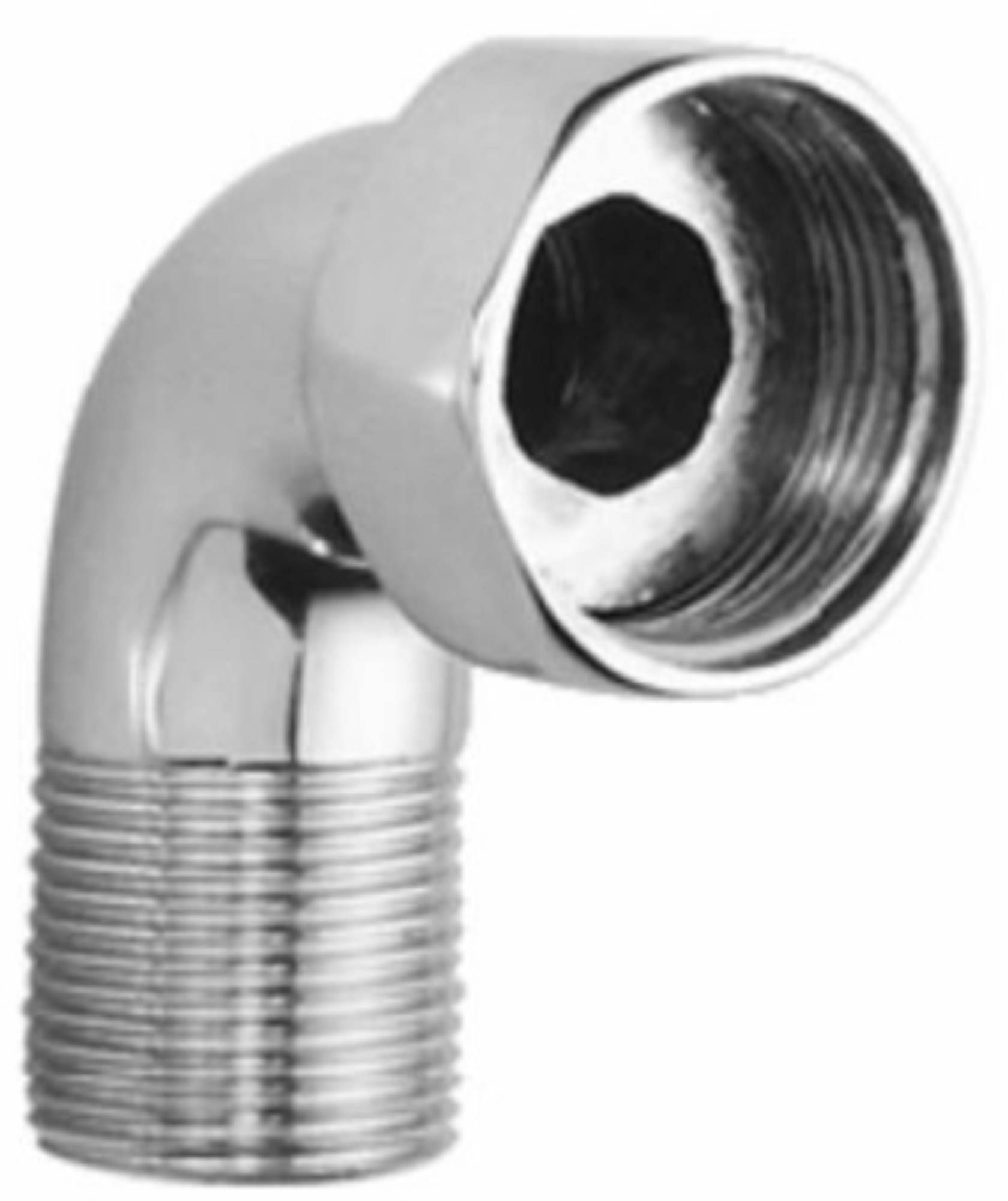 GROHE haakse aansluitkoppeling 1 1/2 inchx1 1/4 inch per stuk