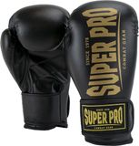 Super Pro Combat Gear Champ SE (kick)bokshandschoenen Zwart/Goud 12oz