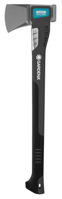 Gardena Kloofbijl 1600S - Single Axe - Hatchet - Plastic Handle - Steel Head - 600mm - Black