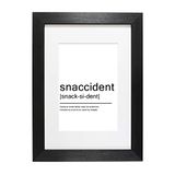 Hygge Creations Typografie print, Muurdecoratie, 230gsm mat, glad Fine Art papier, wit, A4